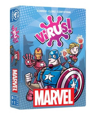 Juego de Cartas Virus MARVEL. 2-5 jug. +8 años