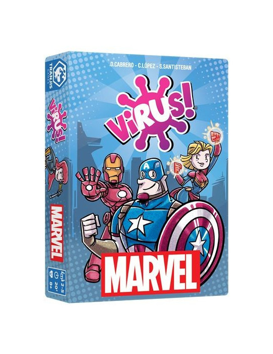 Juego de Cartas Virus MARVEL. 2-5 jug. +8 años