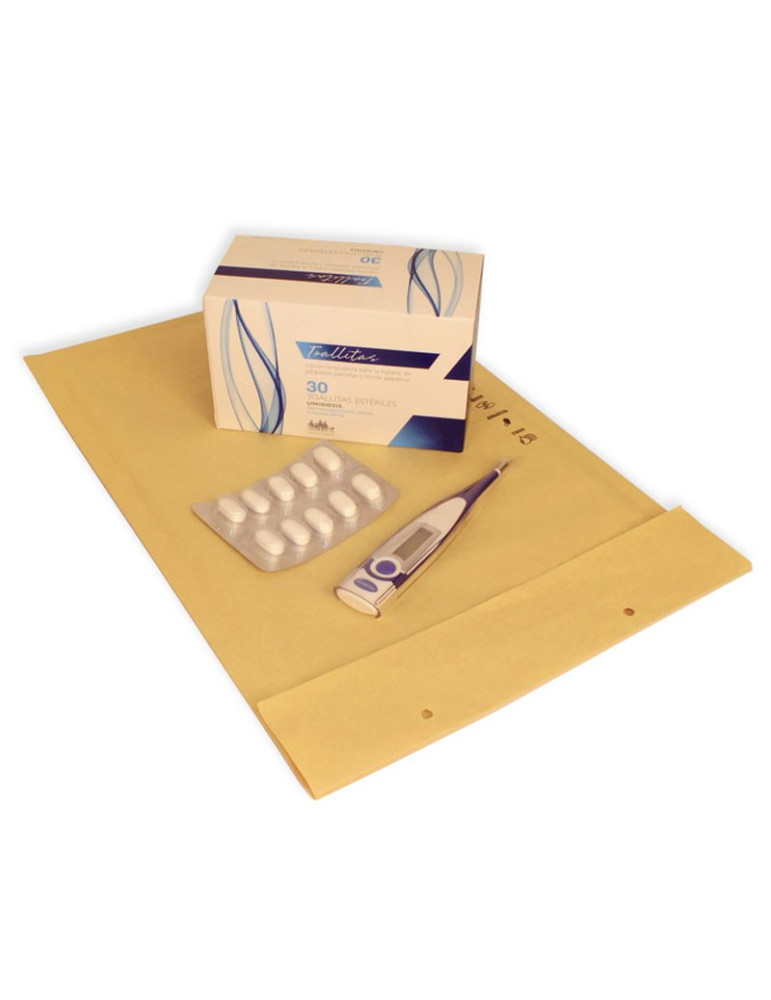Pack 50 Sobres Acolchados F6. Medidas exteriores 240 x 350 mm. Solapa de cierre auto-adhesiva