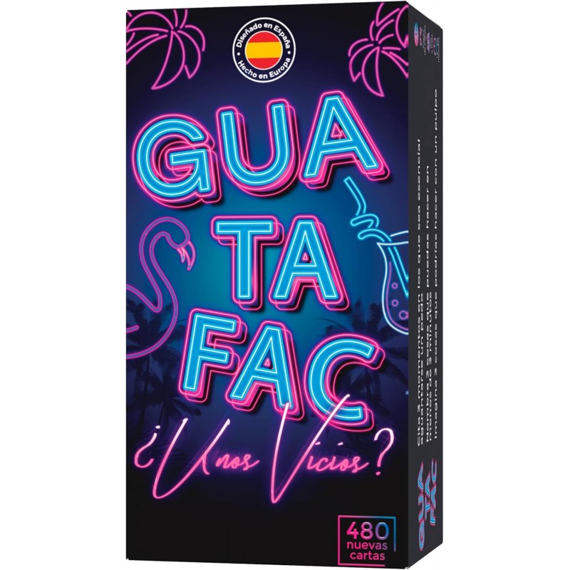 LCGF02ES. Juego de Mesa. Guatafac ¿Unos vicios?. 3 o + jug. +16 años