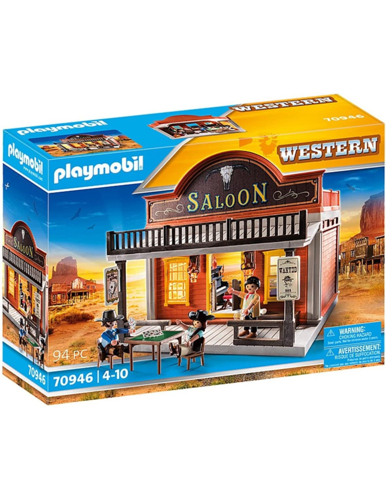 Playmobil 70946 Western. Salón del Oeste. De 4 a 10 años