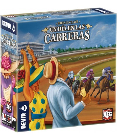 Devir BGCARSP. Juego de Mesa Un Día En Las Carreras. 2-9jug +10 años