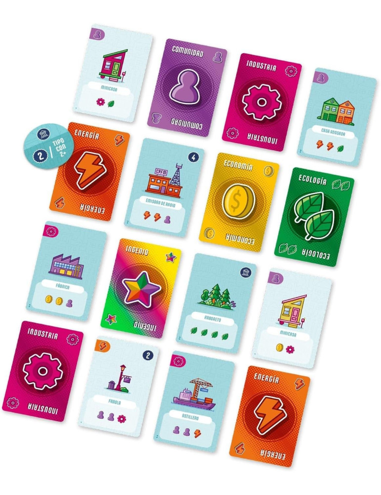 Devir BGCPSP. Juego de Mesa Ciudad de Puntos. 1-4 jug +10 años