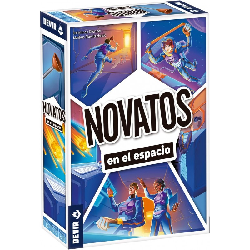 Devir BGNOESP. Juego de Mesa Novatos en el Espacio. 3-5 jug +10 años