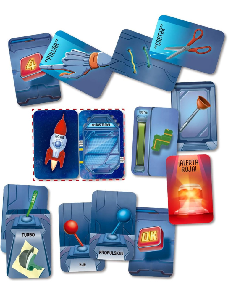 Devir BGNOESP. Juego de Mesa Novatos en el Espacio. 3-5 jug +10 años