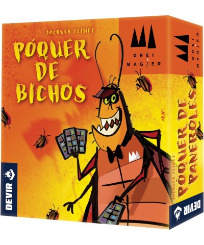 Devir BGPOBITR. Juego de Mesa Poquer de Bichos 2024. 2-6 jug +8 años