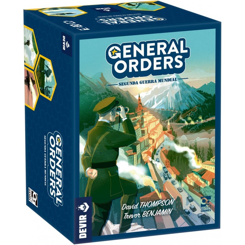 Devir BGGEOSP. Juego de Mesa General Orders. 2 jug +14 años