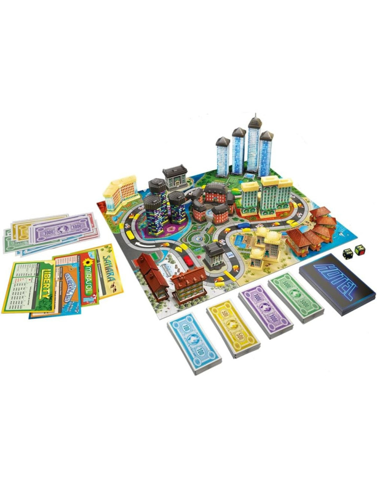 Asmodee OOBHOT01ES. Juego de Mesa. Hotel. 2-4 jug +8 años