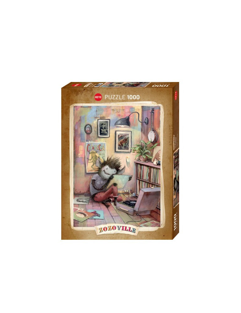Heye 30033. Puzzle 1000 Piezas. Monstruo de Vinilo. Zozoville