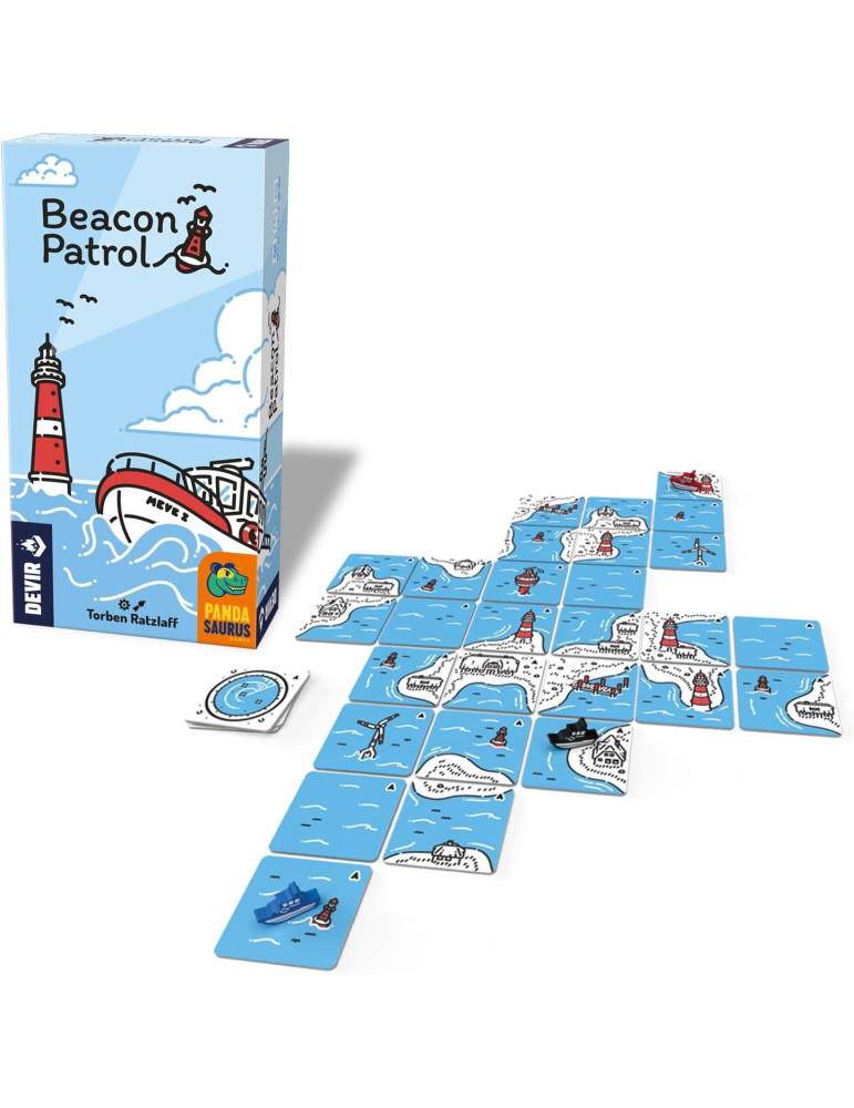 Devir BGBEATR. Juego de Mesa Beacon Patrol. 1-4 jug +8 años