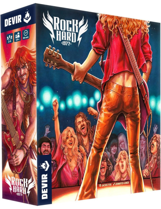 Devir BGROCSP. Juego de Mesa Rock Hard 1977. 2-5 jug +16 años