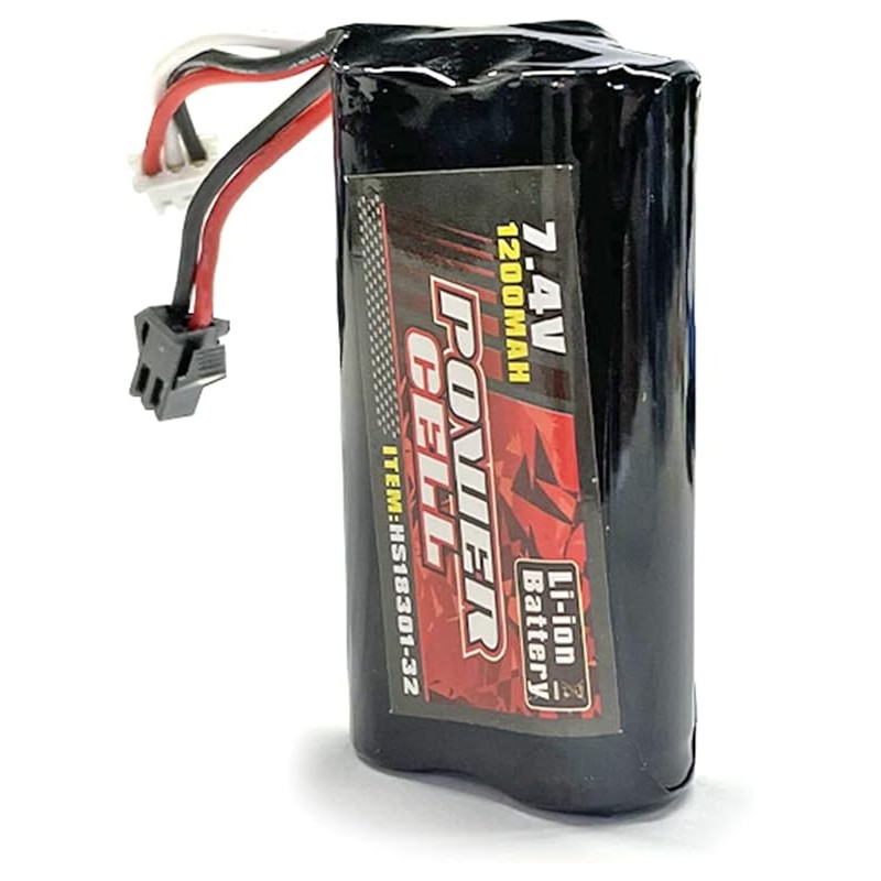 HS18301. Bateria Lipo 7,4V. 1200Mah 120C. Especial radiocontrol, coches, lanchas. 1/10