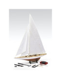 Amati 1700/11 Rainbow, 1934 Defender, modelo Boat Kit, con herramientas, escala 1/80