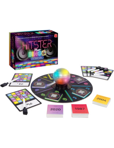 Diset 1110100359. Juego Hitster Bingo. +16 De 2 a 10jg 2