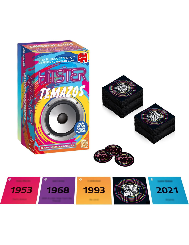 Diset 19956. Juego Hitster Temazos. +16 De 2 a 10jg