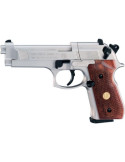 Umarex U4190003. Pistola Beretta Mod. 92FS Nickel Madera. Calibre 4,5mm. Full Metal