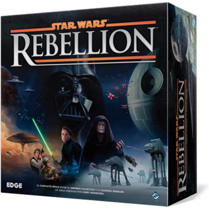 Asmodee FFSW03 Juego Star Wars: Rebellion. 2-4 jug. +14 años