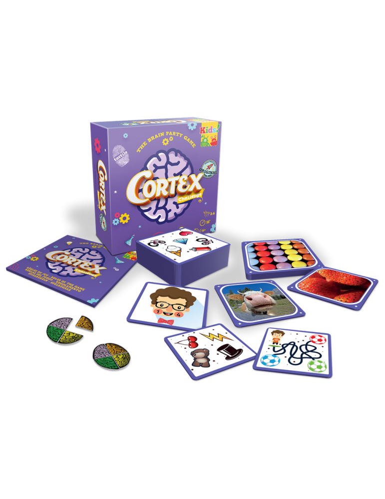Asmodee COR02ML Juego Cortex Kids. 2-6 jug. +6 años