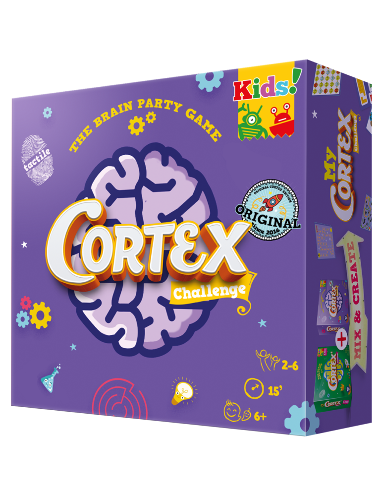 Asmodee COR02ML Juego Cortex Kids. 2-6 jug. +6 años