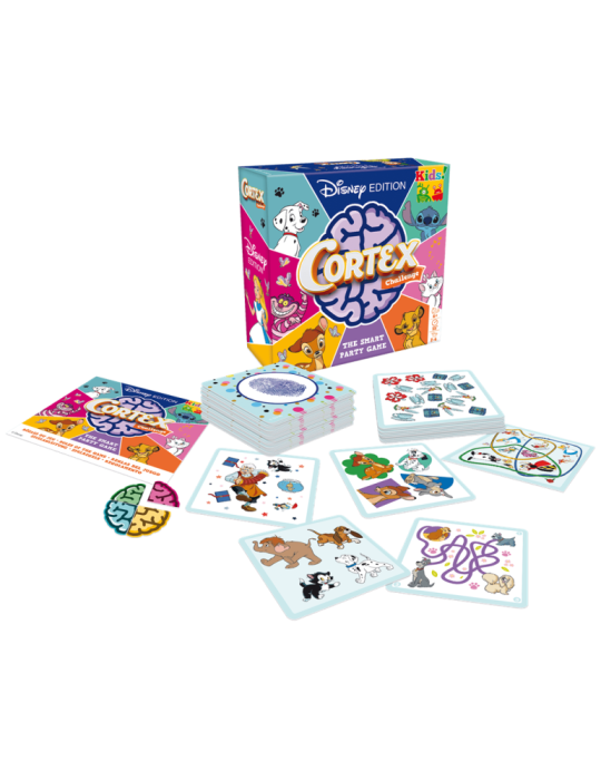 Asmodee CORDIC01ML Juego Cortex Kids Disney Edition. 2-6 jug. +6 años