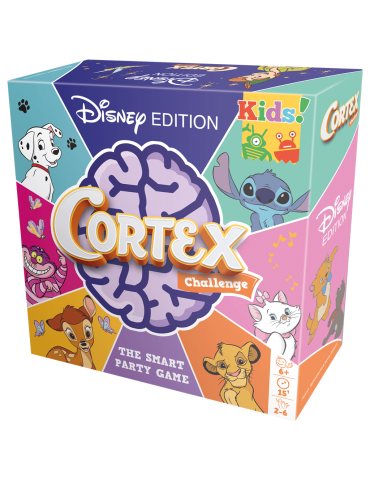 Asmodee CORDIC01ML Juego Cortex Kids Disney Edition. 2-6 jug. +6 años