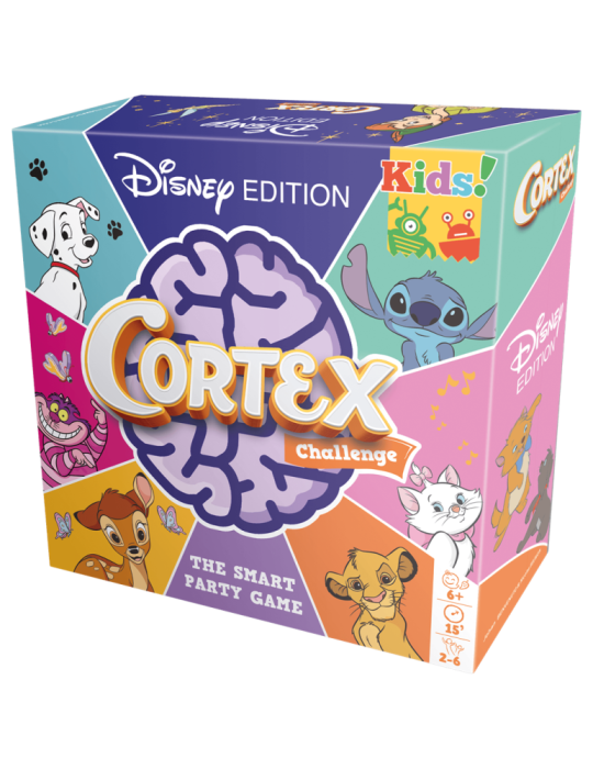 Asmodee CORDIC01ML Juego Cortex Kids Disney Edition. 2-6 jug. +6 años