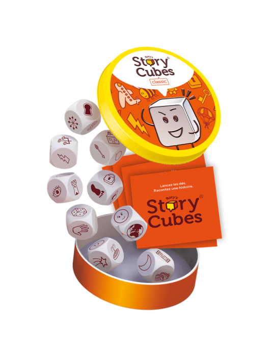 Asmodee ASMRSC301ML1 Juego Story Cubes: Original. +1 jug. +6 años
