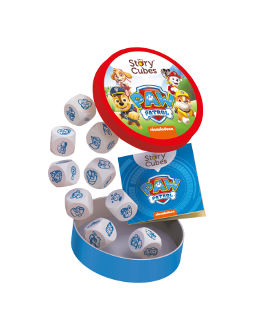 Asmodee ASMRSC310ML1 Juego Story Cubes: Patrulla Canina. +1 jug. +4 años 2