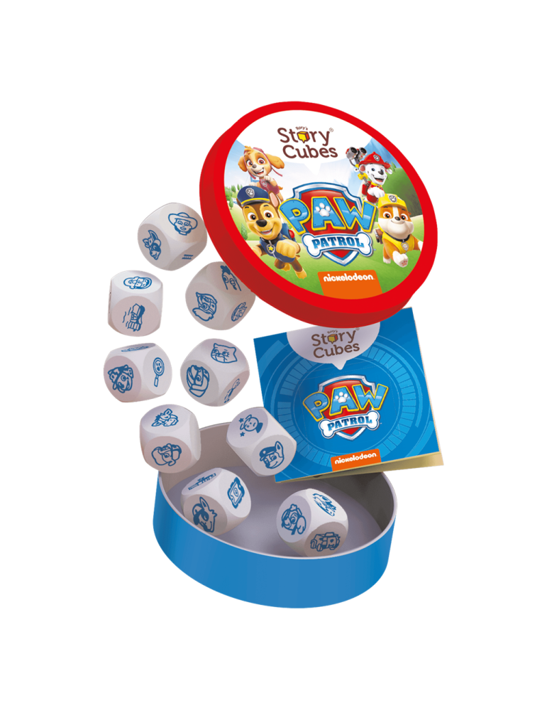 Asmodee ASMRSC310ML1 Juego Story Cubes: Patrulla Canina. +1 jug. +4 años