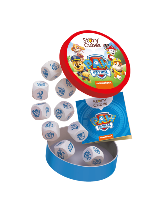 Asmodee ASMRSC310ML1 Juego Story Cubes: Patrulla Canina. +1 jug. +4 años