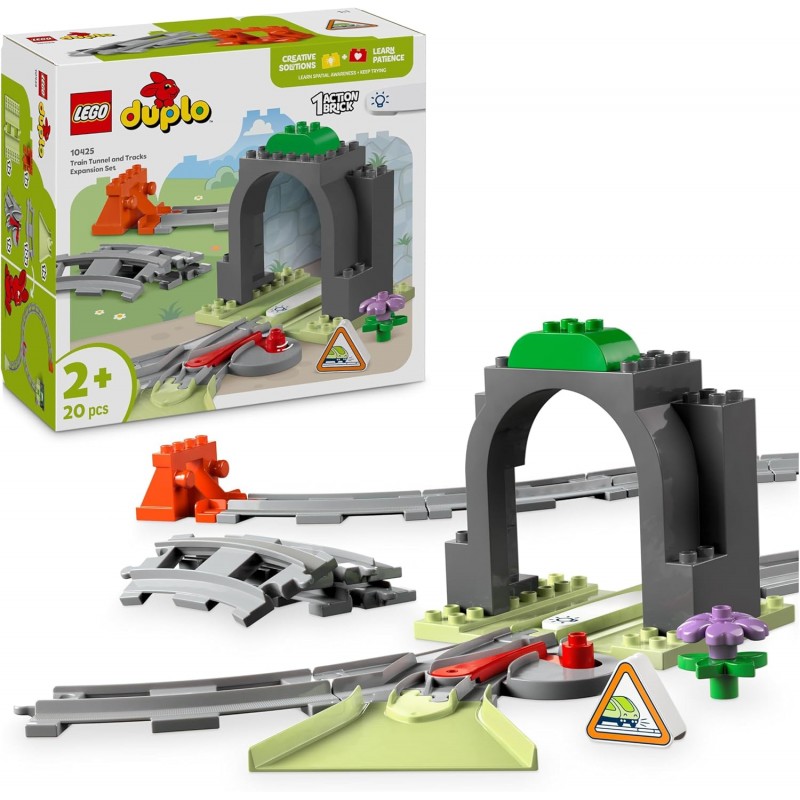 Lego 10425 Duplo. Set de Expansión: Túnel y Vías Ferroviarias. 20 piezas