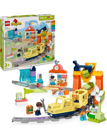 Lego 10428 Duplo. Gran Tren Comunitario Interactivo. 103 piezas
