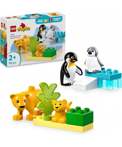 Lego 10442 Duplo. Familias de la Fauna Salvaje: Pingüinos y Leones. 10 piezas