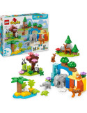 Lego 10444 Duplo. Familias de la Fauna Salvaje “3 en 1”. 92 piezas