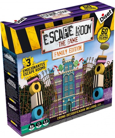 Diset 1120200236. Juego Escape Room Family. +10 De 3 a 5jg