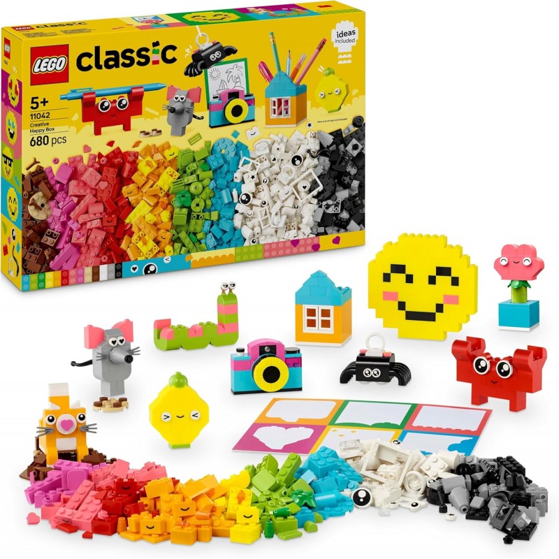 Lego 11042 Classic. Caja Feliz Creativa. 680 piezas