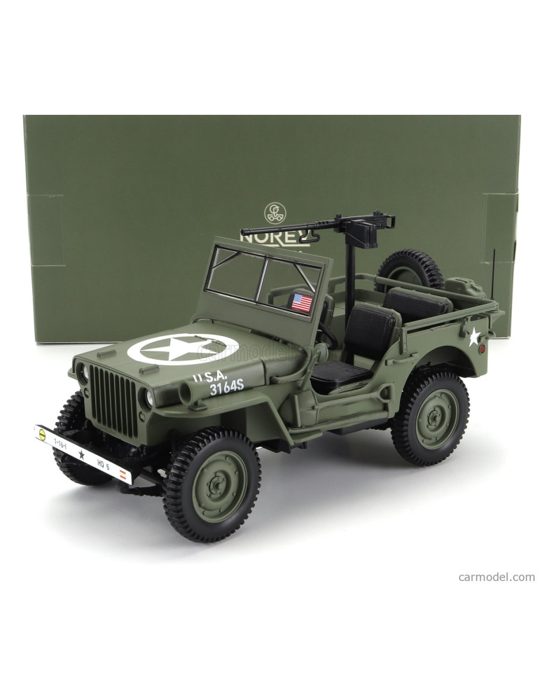Norev 189016. Coche Jeep Army 1944. Escala 1/18
