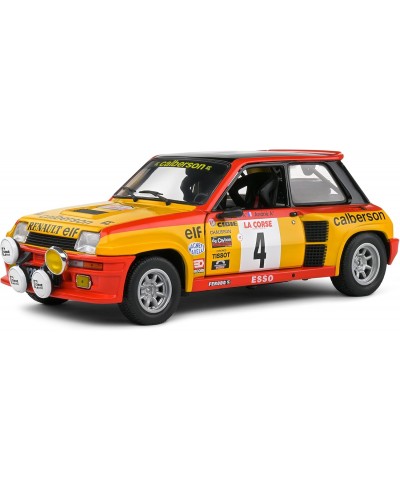 Solido 1801314. Coche Renault 5 Turbo 1980 Amarillo. Escala 1/18