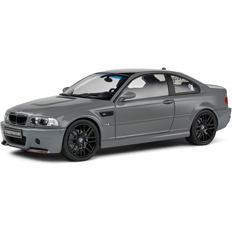 Solido 1806508. Coche BMW E46 M3 Coupe 2000 Gris. Escala 1/18