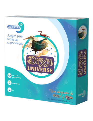 Asmodee ACSDIX01ES Juego Dixit Universe Access+. 1-4 jug. +8 años