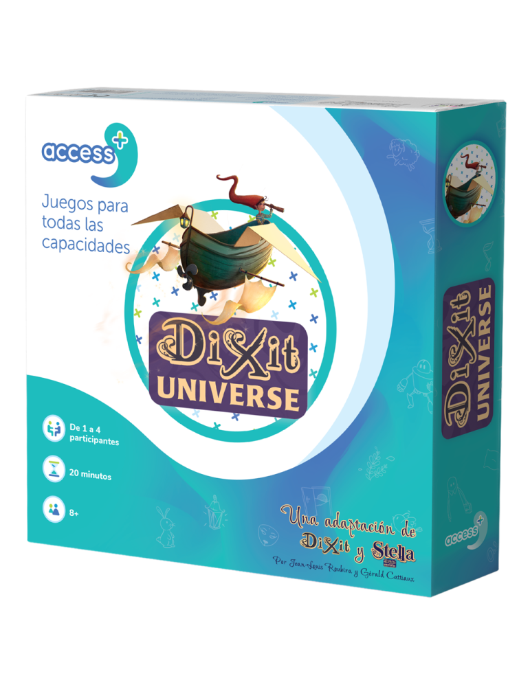 Asmodee ACSDIX01ES Juego Dixit Universe Access+. 1-4 jug. +8 años