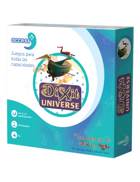 Asmodee ACSDIX01ES Juego Dixit Universe Access+. 1-4 jug. +8 años