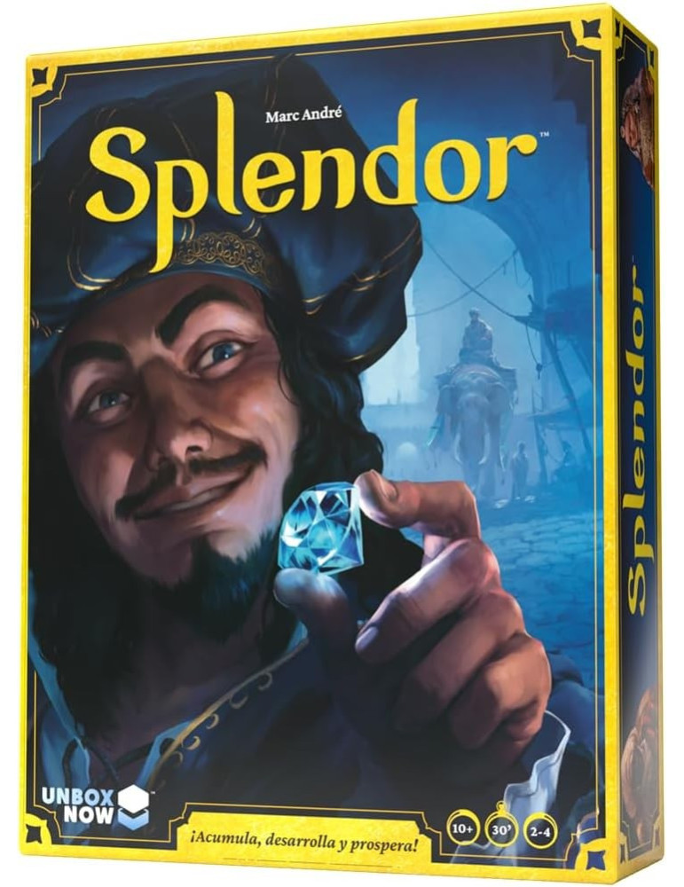 Asmodee SCSPL01ES Juego de mesa Splendor. 2-4 jug. +10 años