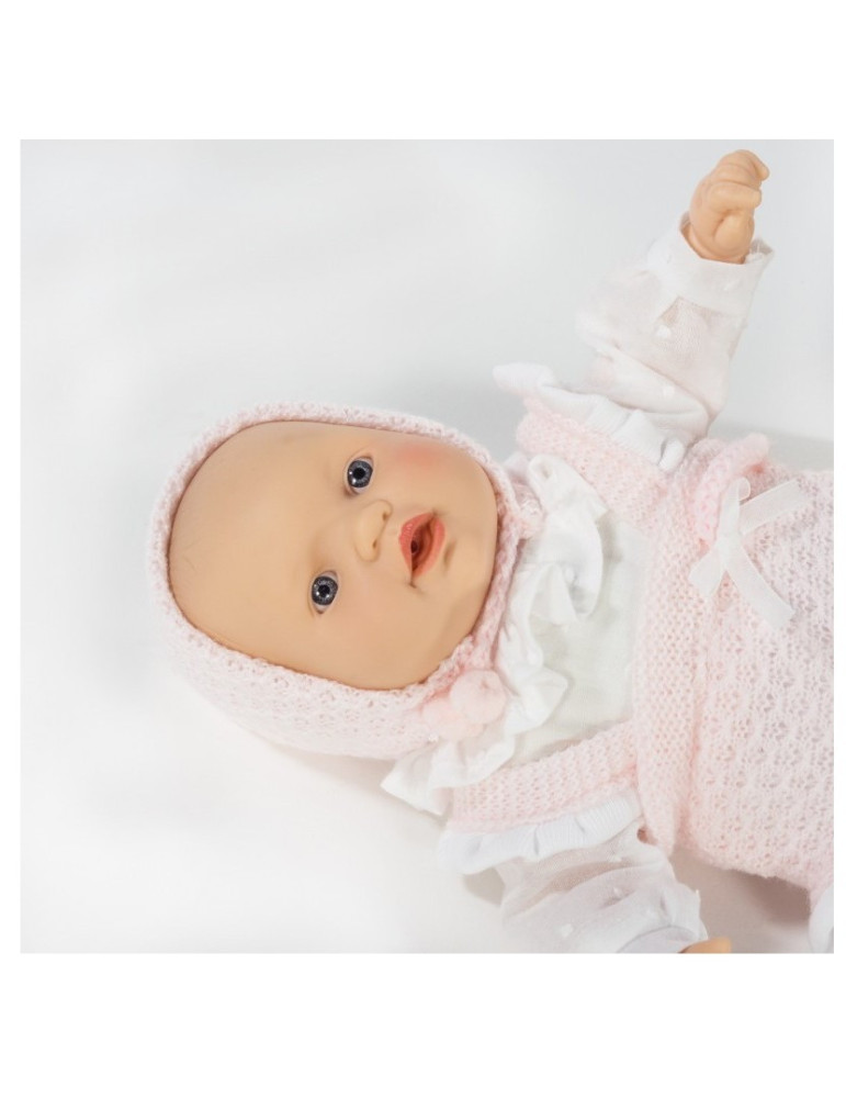La Nina 65121. Muñeca llorona blanda Paula de 28cm