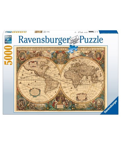 17411 Ravensburger. Puzzle 5000 Piezas Mapamundi Antiguo