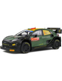 Solido 1809505. Coche Ford Puma RALLY1 Hybrid Black #7 Bertelli Scattolin Rally New Zealand 2022. Escala 1/18