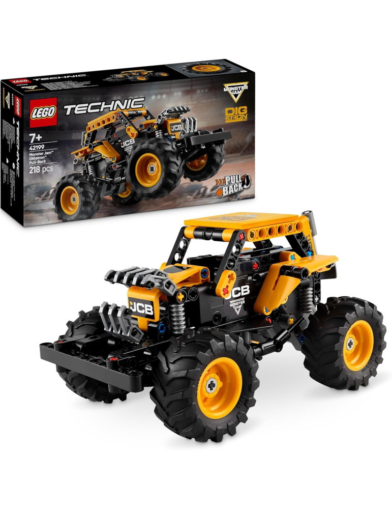 Lego 42199 Technic. Monster Jam DIGatron con Motor de Carga Manual. 218 piezas. Más de 7 años