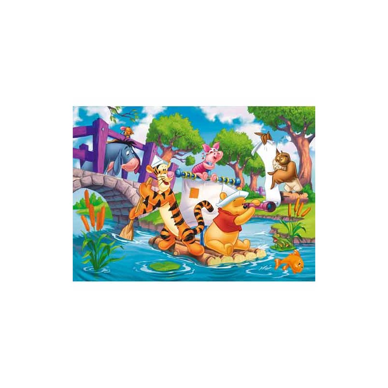 23536.Puzzle Clementoni 104pzs, Maxi Winnie the Pooh:Los Piratas
