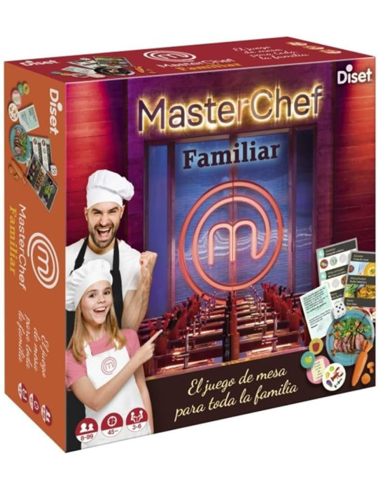 Diset 46209. Juego de mesa MasterChef Familiar. +8 De 3-6jg
