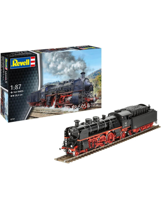 Revell 02167. Maqueta de plástico Locomotora Express BR 18 505. Escala 1/87